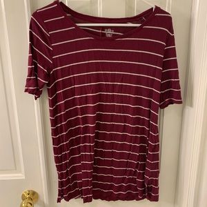 Striped short sleeve shirt